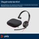 65. POLY Blackwire 5210 Einohr-USB-C-Headset + 3,5-mm-Klinkenstecker + USB-C/A-Adapter