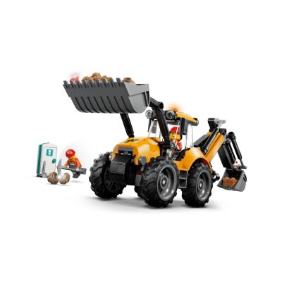 6. LEGO City 60480 - Gelber Baggerlader