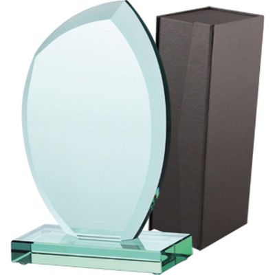 5. Glastrophäe mit Etui
