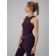 4. Schmal geschnittenes, geripptes Damen-Stricktop 4F 4FRAW25TSLEF310-50S