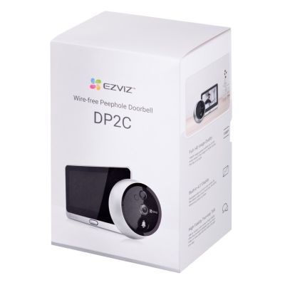 9. EZVIZ DP2C 2MP Video-Türsprechanlage 10,9 cm (4,3 Zoll), Silber