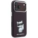 5. Karl Lagerfeld Smooth Choupette Sketch MagSafe Hülle für iPhone 17 Pro / 18 Pro - bordeauxrot