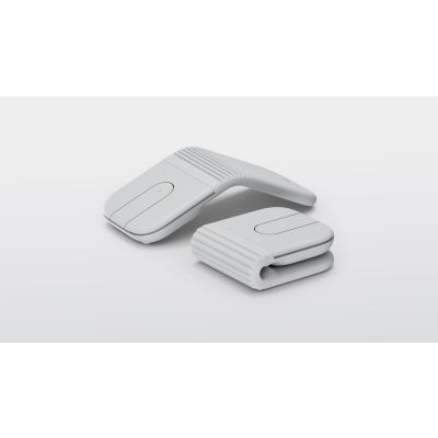 12. Logitech Mobi Mouse – Ultraportable kabellose Maus, Cremeweiß