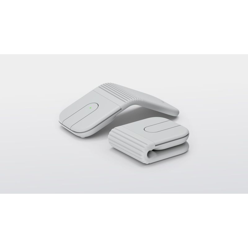 12. Logitech Mobi Mouse – Ultraportable kabellose Maus, Cremeweiß