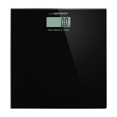 10. Esperanza Aerobic EBS002K Badezimmerwaage (Schwarz)