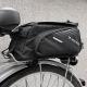 13. Wozinsky Fahrrad-Gepäckträgertasche mit Schultergurt, 9 l (Regenschutz inklusive), Schwarz (WBB22BK)