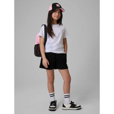 5. Glattes Mädchen-T-Shirt mit Regular Fit 4F 4FJRMM00TTSHF3553-10S