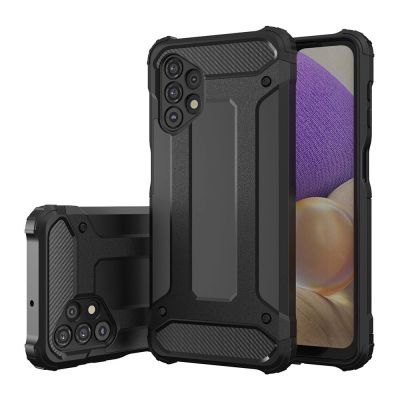 2. Hybrid Armor robuste TPU/PC Panzer Handyhülle Hard Case für Samsung Galaxy A32 5G golden