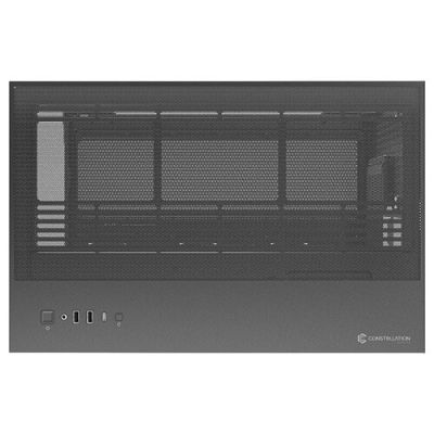 17. Antec C8 Full-Tower-Computergehäuse aus Holz, Schwarz