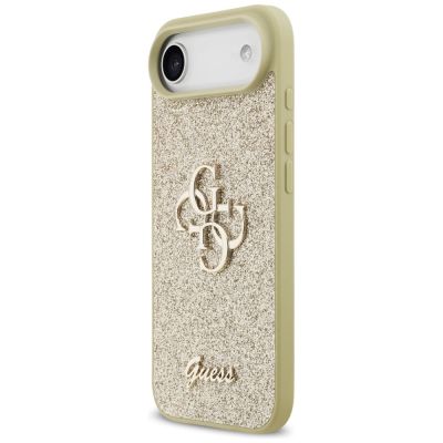 2. Guess Fixed Glitter Big 4G Hülle für iPhone Air - Gold