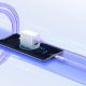 10. Baseus Explorer 100W USB-A-auf-USB-C-Kabel mit intelligentem Temperatursensor, 1 m – Lila