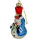 3. GLAS-CHRISTBAUMKUGEL SCHNEEMANN SASKA GIFT & DECOR