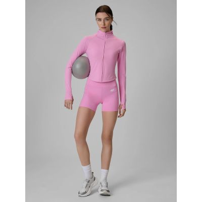 3. Damen-Trainings-Sweatshirt, schmal geschnitten, schnelltrocknend, Größe 4F 4FRSS26TFSWF0949-56S