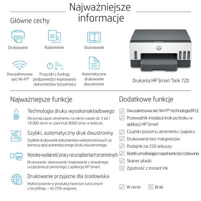 5. HP Smart Tank 720 All-in-One Drucker