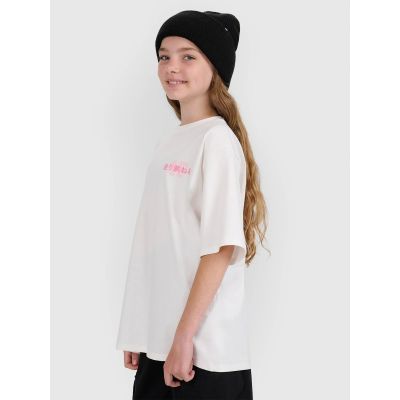 3. Oversized T-Shirt mit Aufdruck für Mädchen 4F 4FJRAW25TTSHF2935-11S