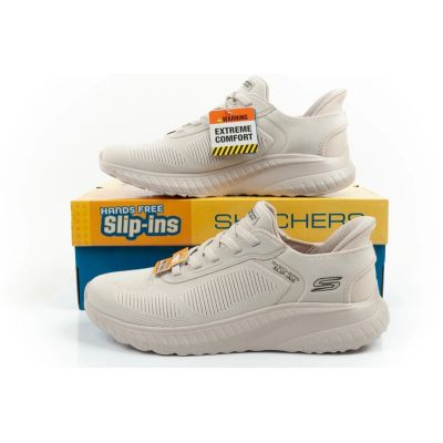 7. Skechers Bobs Squad Chaos SLIP-INS ecru Herren-Sneaker