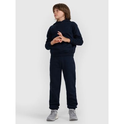 6. Jungen-Sweatshirt mit Kapuze, offen, 4F 4FJWMM00TSWSM1860-31S