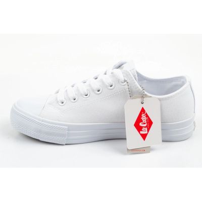 3. Lee Cooper Damen-Sportschuhe, Sneaker, modisch, weiß, bequem