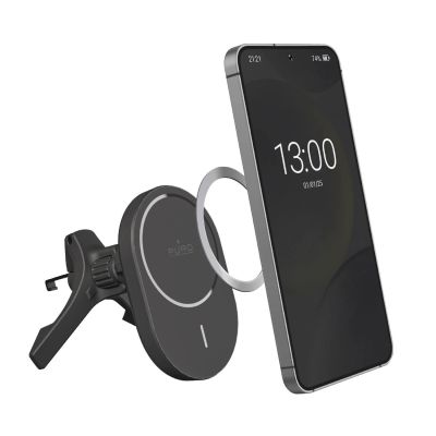 2. Puro Autohalterung mit Qi2 Ladegerät, MagSafe Kompatibel - Schwarz