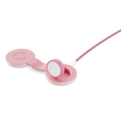 11. Twelve South ButterFly SE - Qi2 kabelloses Ladegerät für zwei Geräte, kompatibel mit MagSafe, USB-C-Kabel im Lieferumfang enthalten (rosa)