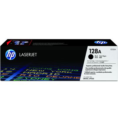 2. HP Schwarzer Toner HP 128A, HP128A=CE320A, 2100 Seiten