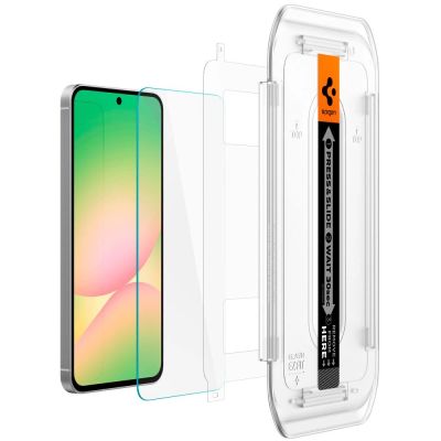 8. Spigen Glas.tR EZ Fit gehärtetes Glas für Samsung Galaxy S24 FE (2 Stück)
