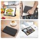 10. Dux Ducis Domo Öko-Lederhülle mit Ständer für Samsung Tab S10+ / S9+ / S9 FE+ – Schwarz
