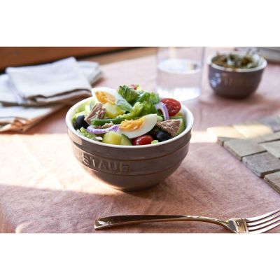 4. Staub Ceramique Tasse 700 ml Grau rund