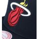 5. Mitchell & Ness NBA Miami Heat Top Spot Snapback Hwc Heat Cap HHSS2976-MHEYYPPPBLCK