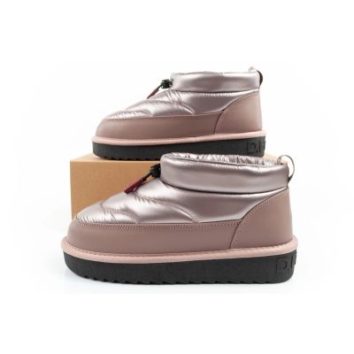 19. D.Franklin Damen Schneestiefel Winter Modische Isolierte Stiefeletten Roségold