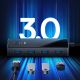15. Baseus PioneerJoy 4xUSB-A 3.0 USB-C Hub – Grau
