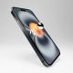 6. Puro Flexible Glass D3O Hybridglas mit schwarzem Rahmen für iPhone 16 / iPhone 15 / iPhone 15 Pro