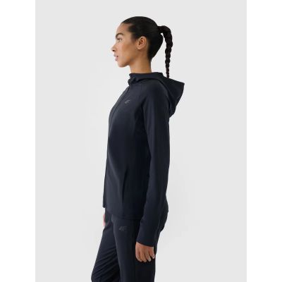 3. Schlankes, schnelltrocknendes Trainings-Sweatshirt für Damen 4F 4FWMM00TFSWF653-20S