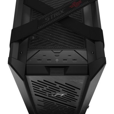 4. Asus ROG STRIX HELIOS II GX601S SCHWARZES Gehäuse