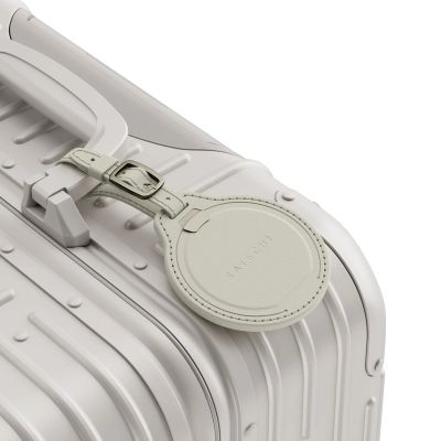 3. Satechi FindAll Gepäckanhänger – Gepäckanhänger aus veganem Leder mit Ortungsfunktion, kompatibel mit Apple „Wo ist?“ (Sand)