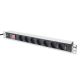 6. 19-Zoll-Rack-PDU 7x Schuko