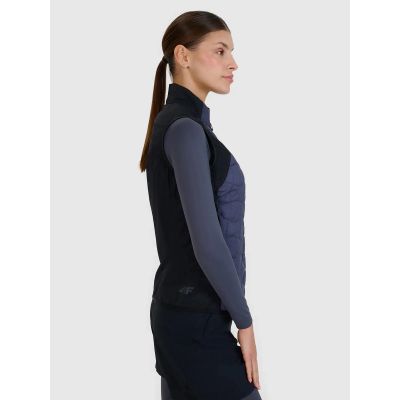 2. Damen Trekkingweste mit Primaloft-Füllung Schwarz 4F 4FWSS25TVJAF180-22S