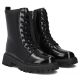 4. Damen-Ankle-Boots aus Lackleder, schwarz, Filippo DBT8288