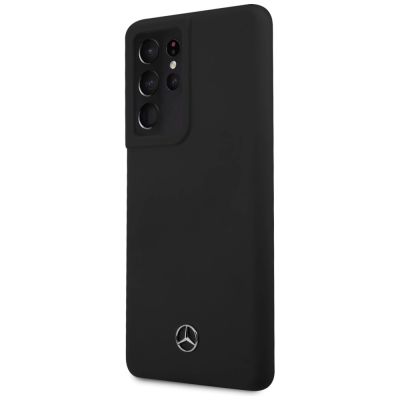 2. Mercedes Silicone Line Case für Samsung Galaxy S21 Ultra - Schwarz