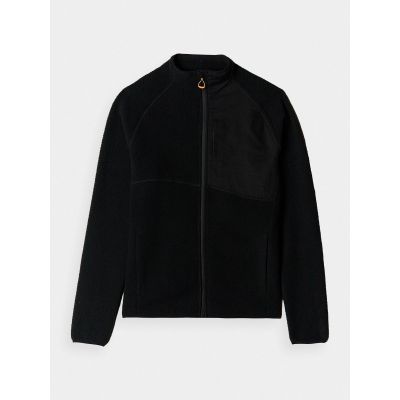 7. Herren-Sherpa-Fleecejacke mit Stehkragen 4F 4FRAW24TFLEM360-20S