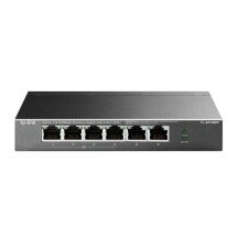 TP-Link TL-SF1006P Netzwerk-Switch, unmanaged Fast Ethernet (10/100), PoE-Unterstützung, Schwarz