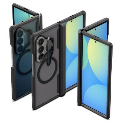 7. Spigen Optik Armor Pro MagSafe Hülle für Samsung Galaxy Z Fold 8 Ultra – Schwarz