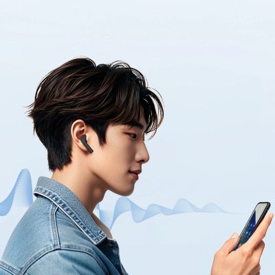 5. QCY AilyBuds E10 In-Ear-Kopfhörer mit ENC, LDAC, Hi-Res-Audio, IPX4, Bluetooth 5.4 – Schwarz