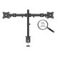 2. PureMounts PM-OFFICE-02 Monitorhalterung/Ständer 68,6 cm (27") Schreibtisch Schwarz