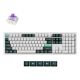 2. Keychron Q6 HE Gaming-Tastatur USB + RF Wireless + Bluetooth QWERTZ Dunkelgrün, Weiß