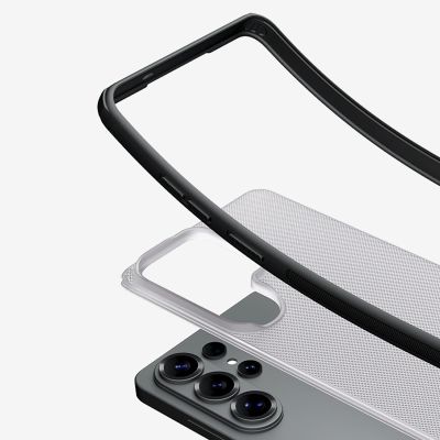 9. Nillkin Super Frosted Shield Pro Hülle für Samsung Galaxy S26 Ultra – Transparent Schwarz