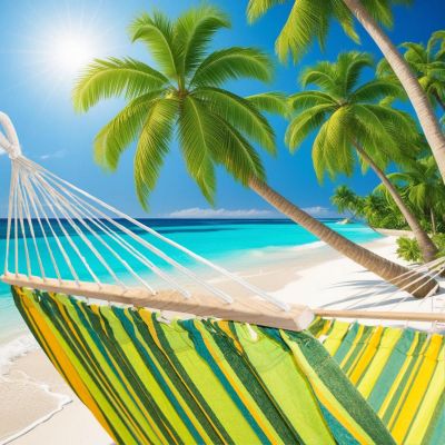 34. Gartenhängematte für 2 Personen 200 x 150 cm mit Spreizstange 1052724