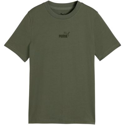 2. Puma ESS Small No. 1 Logo Centered Tee Khaki 692975 86