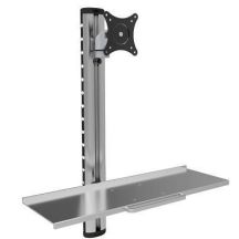 Techly ICA-PLW 01 Monitorhalterung/Ständer 68,6 cm (27") Wandmontage Silber