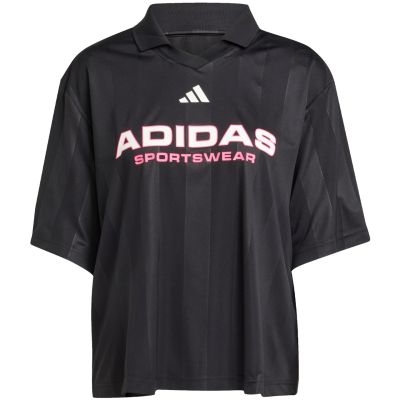 8. adidas Tiro Q4 Polo Damen T-Shirt Schwarz JN2749